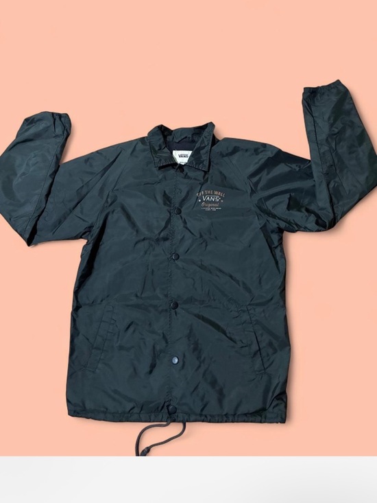 Vans Other - Vans Black Coach Windbreaker Jacket